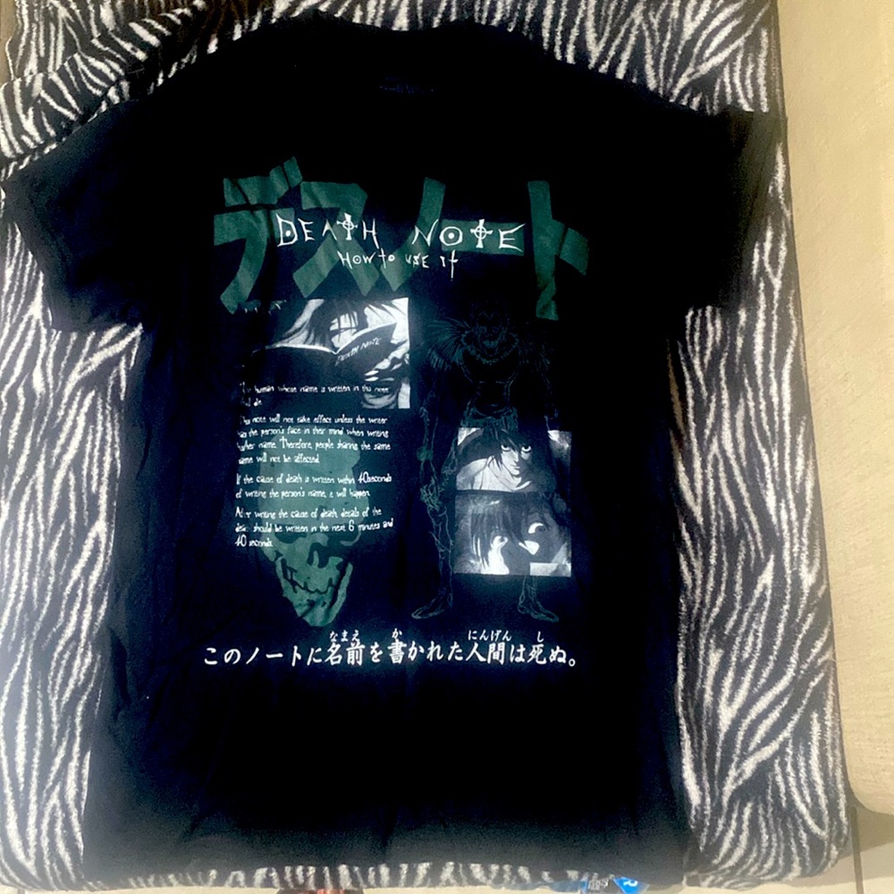 Hot topic Death note tshirt unisex